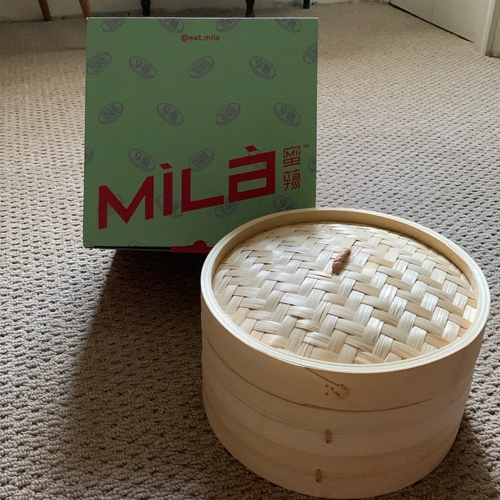 "MILA" Bamboo Steamer Basket - NWB!!